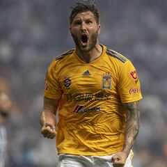 Gignac comanda a los goleadores de Tigres en finales