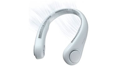 El ventilador de cuello portátil para combatir el calor