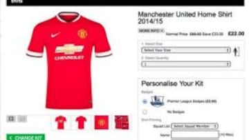 Un despiste en la web del Manchester United creó unas rebajas del 60% y más de 4.000 equipaciones fueron vendidas a solo 28 euros. El equívoco costará al club pérdidas de 250.000 euros.