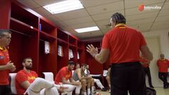 Escuchen la charla previa a un partido épico: el speech de Scariolo antes de la semifinal