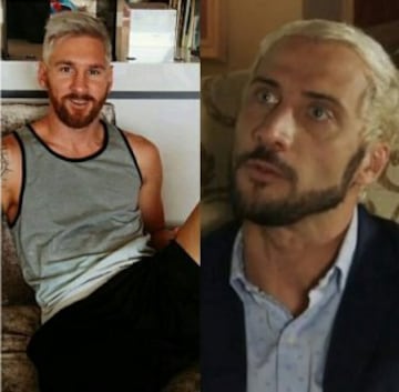 Los memes tras el cambio de 'look' de Lionel Messi