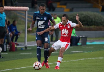 Morelo hizo su séptimo gol en la Libertadores. No alcanzó para vencer a Emelec.
