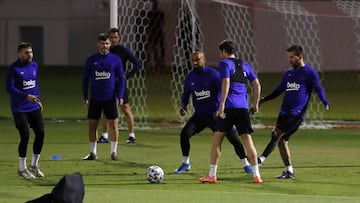 Quique Setién se encuentra con una plantilla muy corta