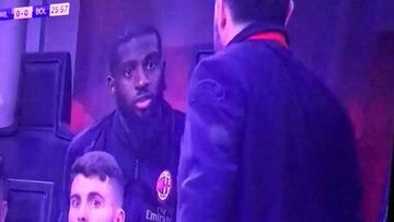 Gattuso y Bakayoko discuten en el campo: "Nos vemos fuera"