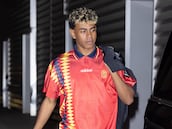 Lamine se pone retro