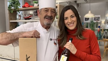 Karlos Arguiñano junto a su hija