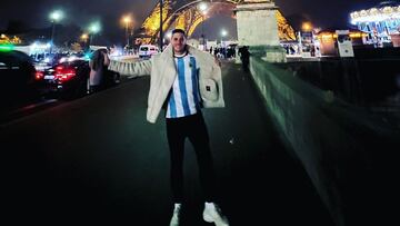 El loco viaje de figura del fútbol chileno para ver el título de Argentina en Qatar