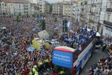 La capital alavesa lo celebró a lo grande. 