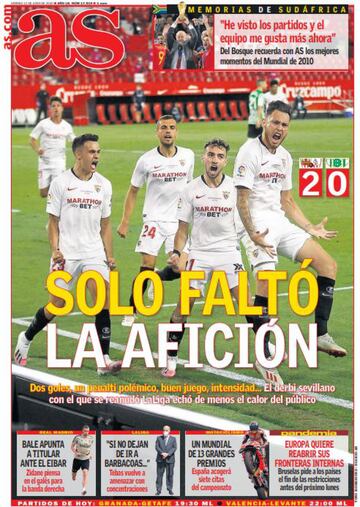 Las portadas de AS de junio