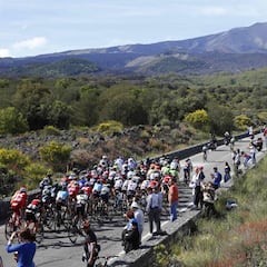 El Etna, Montevergine y Gran Sasso, etapas clave esta semana en el Giro de Italia