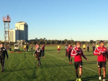 El equipo entrenó para la Florida Cup