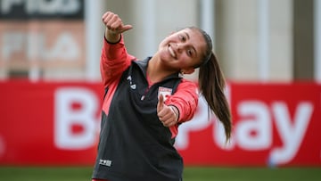 Daniela Garavito, jugadora de Independiente Santa Fe