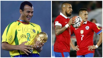 Cafú llena de elogios a la Roja, Vidal, Sánchez y Mena