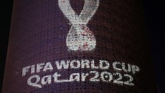 What is the official logo for the 2022 Qatar World Cup and who designed it?