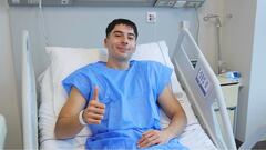 “Antes de la cirugía estaba muy preocupado por la pierna... Pensaba que me harían un tajo para extraer el tumor”