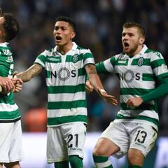 El Sporting deja al Oporto
sin la Copa de la Liga