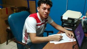 El conjunto estadounidense hizo oficial la llegada del joven de 17 años, que ha sido catalogado como "El Messi Hondureño".