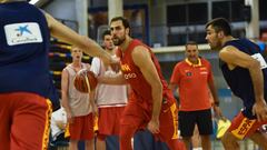 13/09/18 BALONCESTO SELECCION ESPA&Atilde;OLA ESPA&Atilde;A 
 ENTRENAMIENTO EN GUADALAJARA 
 PABLO AGUILAR 