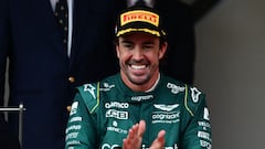 When was the last time Fernando Alonso won a race or finished on the podium?