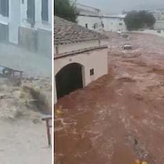 La terrible inundación en un pueblo de Menorca