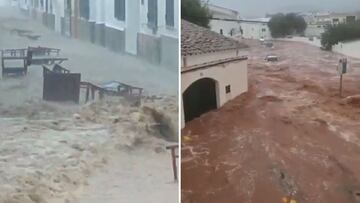 La terrible inundación en un pueblo de Menorca