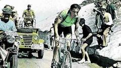 La pájara de Coppi camino de Montpellier
