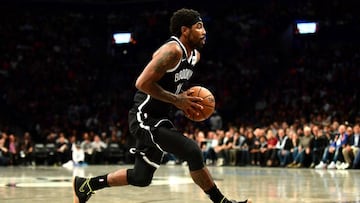 Kyrie Irving, durante un partido de la NBA con los Brooklyn Nets