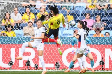 Mira las mejores imágenes del debut de la Selección Colombia en el Mundial Femenino de Australia y Nueva Zelanda ante Corea del Sur.