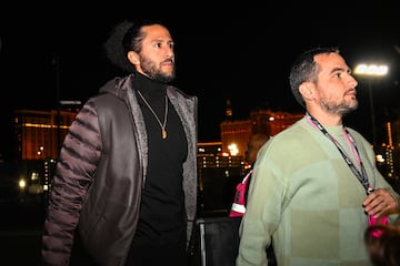 El activista por los derechos humanos, Colin Kaepernick, ex jugador de fútbol americano.