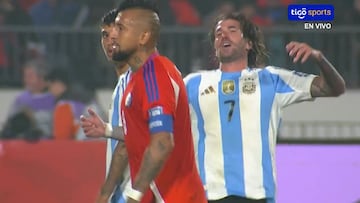 El cruce entre De Paul y Vidal que se volvió viral