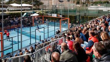 Las gradasd del club RC Polo en Barcelona durante una competici&oacute;n federativa.