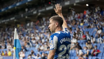 Adri&aacute;n Embarba, jugador del Espanyol.