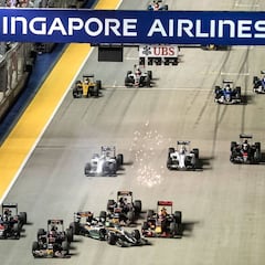 El GP de Singapur cambia los horarios habituales de F1