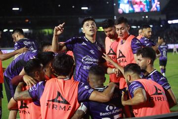  Jefferson Intriago celebrates his goal 1-0 of Mazatlan during the game Mazatlan FC vs Toluca, corresponding to Round 17 of the Torneo Apertura 2023 of the Liga BBVA MX, at El Encanto Stadium, on November 10, 2023. 

<br><br>

Jefferson Intriago celebra su gol 1-0 de Mazatlan durante el partido Mazatlan FC vs Toluca, correspondiente a la Jornada 17 del Torneo Apertura 2023 de la Liga BBVA MX, en el Estadio El Encanto, el 10 de Noviembre de 2023