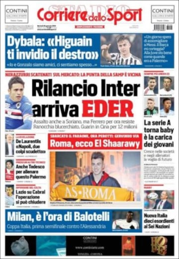 Portadas de la prensa mundial