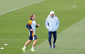 23/11/24 ENTRENAMIENTO REAL MADRID ANCELOTTI MODRIC