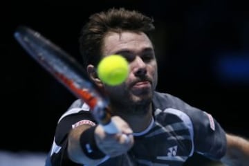 Stanislas Wawrinka venció a Marin Cilic en parciales de 6-3, 4-6, 6-3. El encuentro cerró el Grupo A del Masters de Londres. 