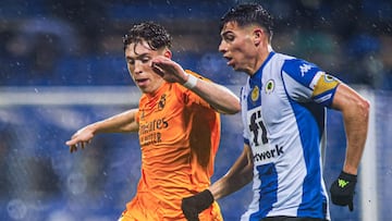 Víctor Muñoz y Nico, en el Hércules-Castilla.