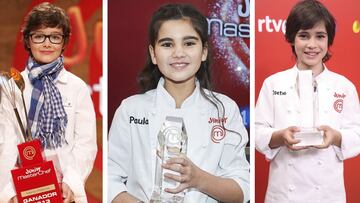 Así han cambiado todos los ganadores de 'MasterChef Junior'