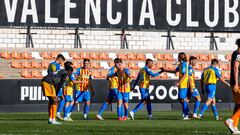 Goleada del Valencia (8-0) ante el Leeds sub-21