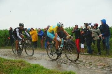 Fabian Cancellara y Vincenzo Nibali.