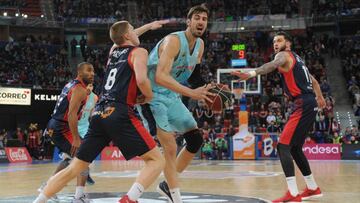 Ante Tomic, en un gran momento de forma, puede ser decisivo ante el Baskonia.
