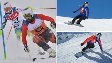 Jon Santacana, Miguel Galindo, Astrid Fina y Víctor González, a Pyeongchang