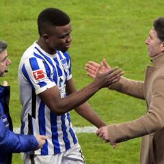 Jhon Córdoba vuelve y anota en la goleada del Hertha