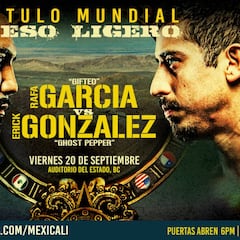 Rafa García y Erick González, a por el primer título del ligero