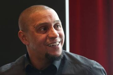 Brazilian player Roberto Carlos is pictured ahead of the Best FIFA football awards ceremony
