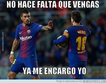 Los mejores memes del Málaga-Barcelona