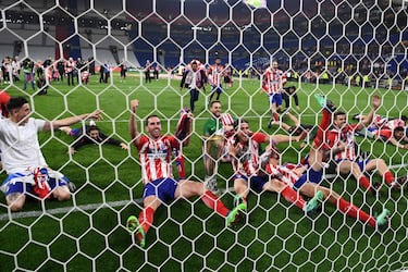 El Atlético de Madrid campeón de la Europa League por tercera vez. 