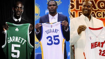 15 cambios que dejaron huella: LeBron, Durant, Shaquille...