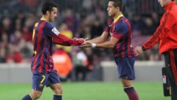 Pedro y Alexis apuntan al banquillo en el Bernabéu.